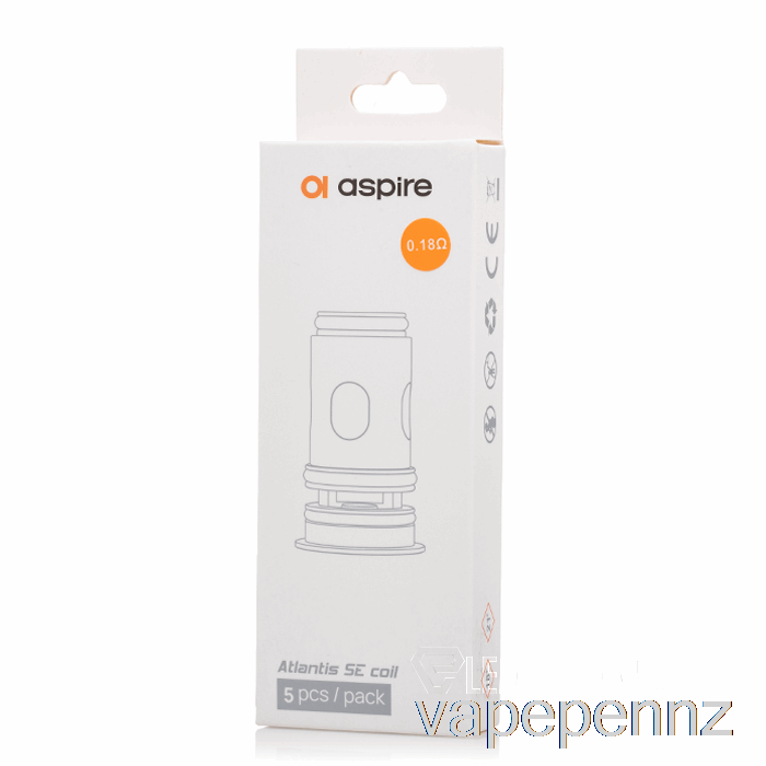 Aspire Atlantis SE Replacement Coils 0.18ohm Coils VAPE NZ